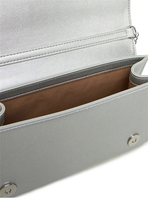 BORSA PU GRS METALLIC SILVER LOVE MOSCHINO | JC4103PP1MKD1/96B